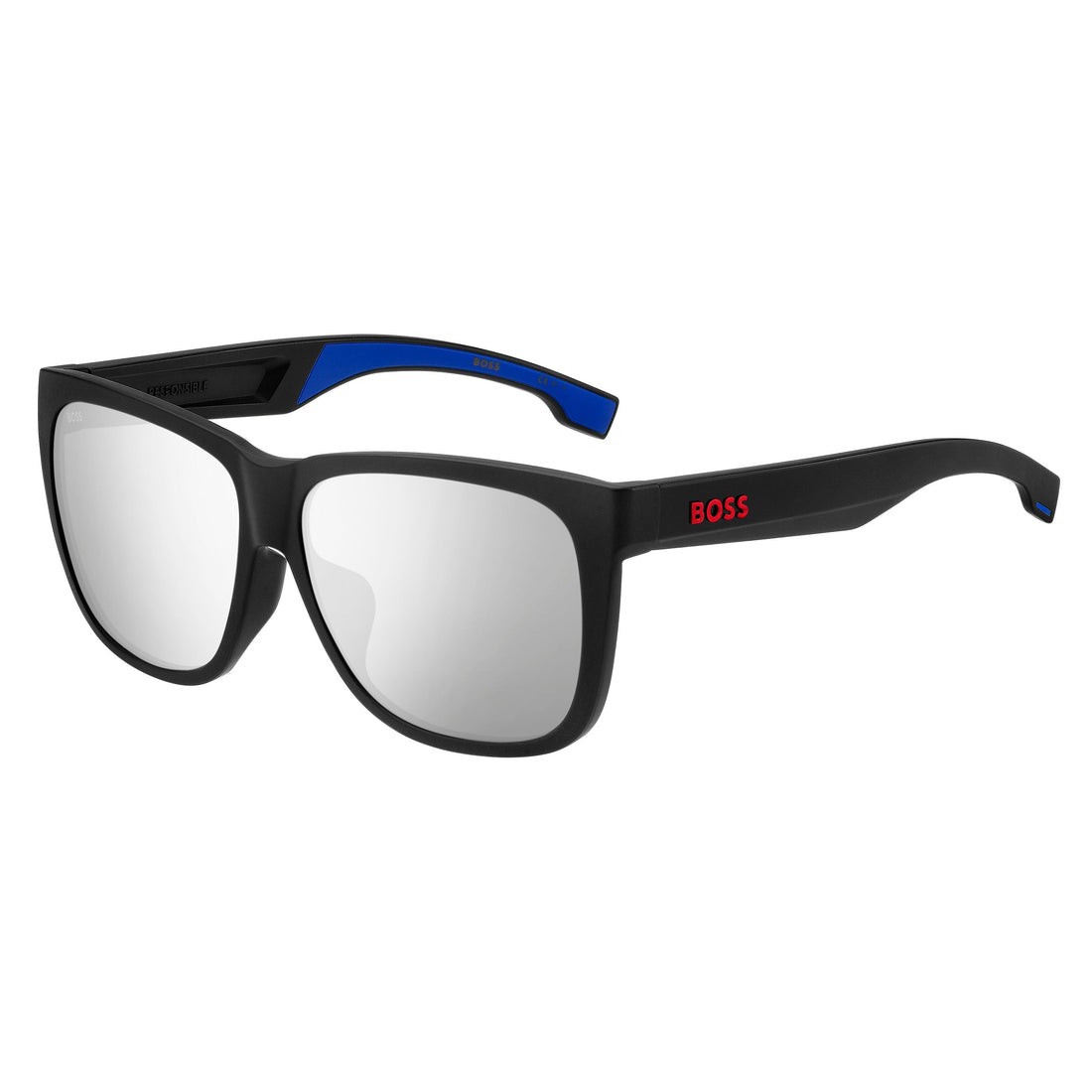 BOSS 1453/F/S MATTE BLACK BLUE