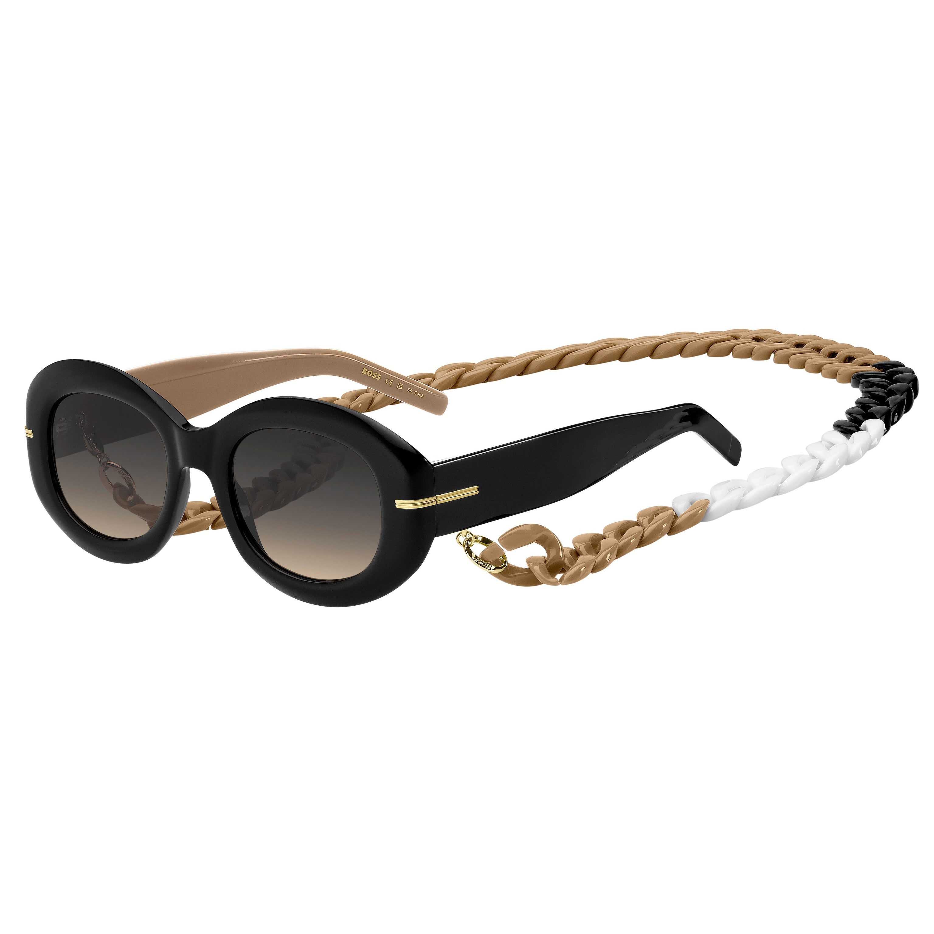 BOSS 1521/N/S BLACK BEIGE
