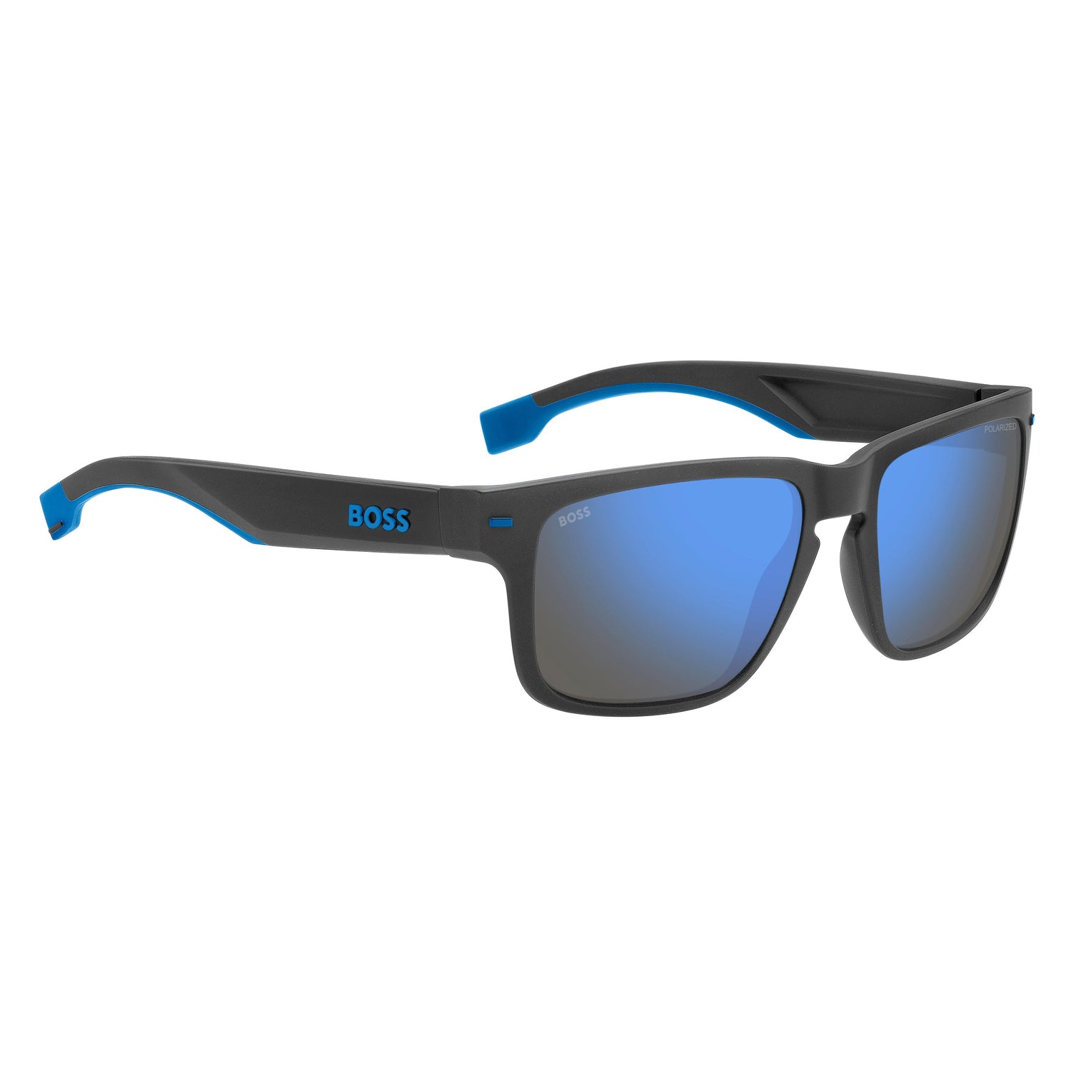 BOSS 1597/S MATTE GREY BLUE