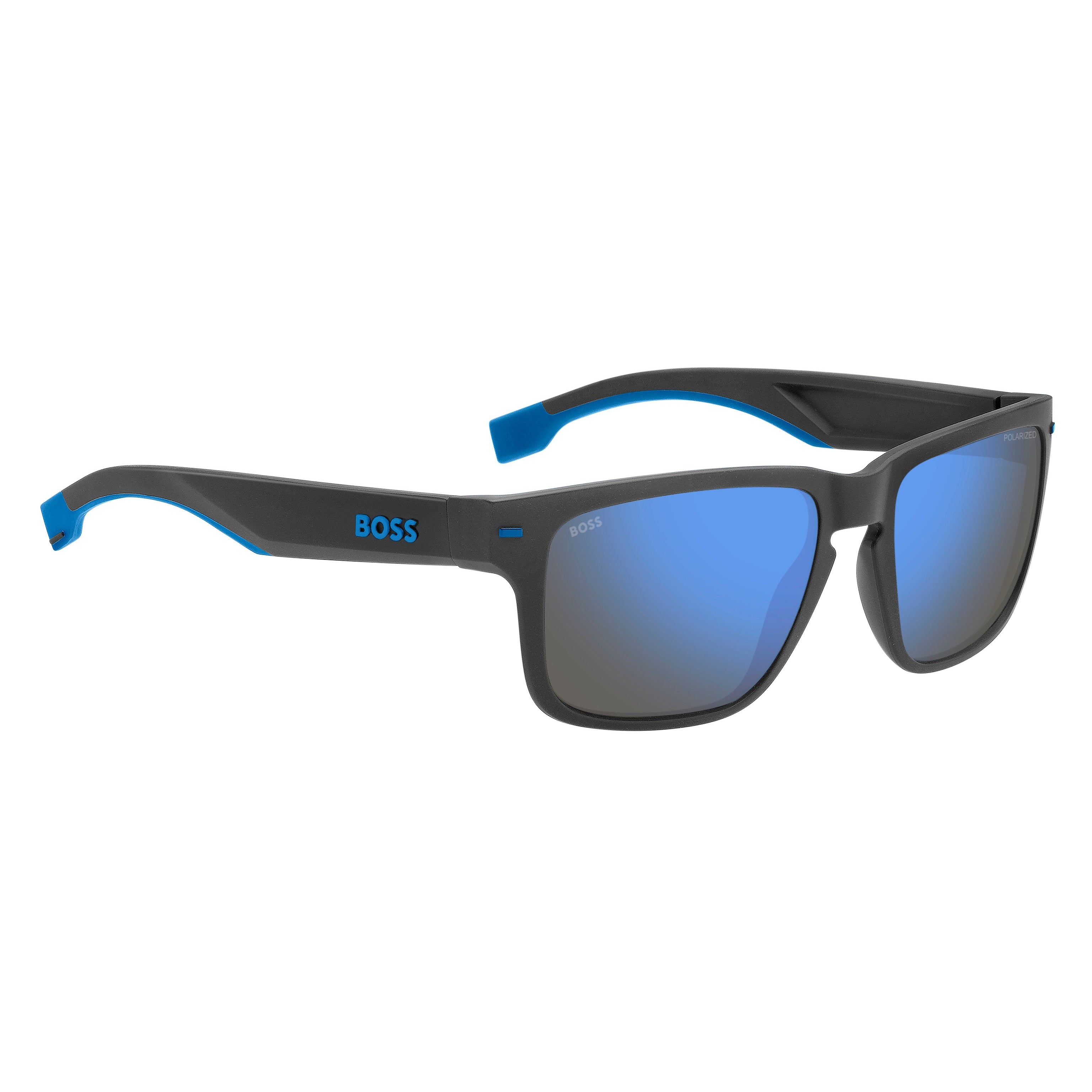 BOSS 1597/S MATTE GREY BLUE
