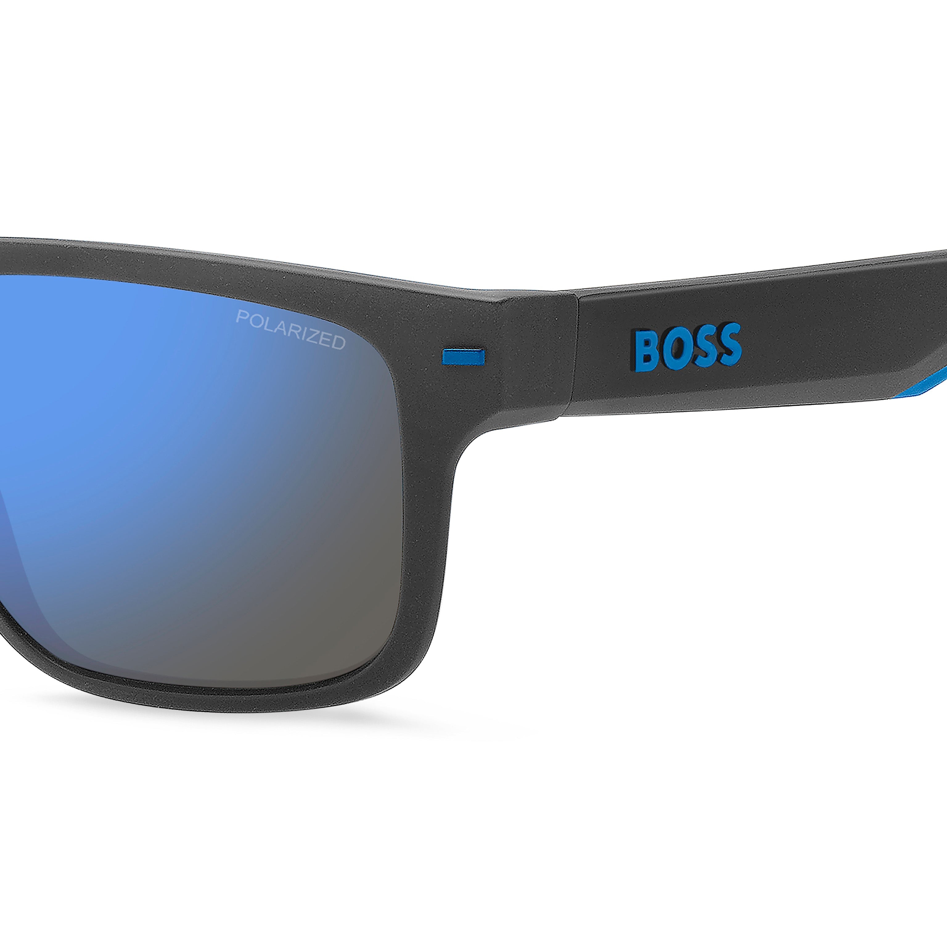 BOSS 1597/S MATTE GREY BLUE
