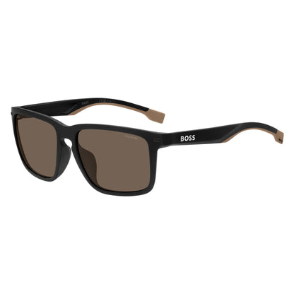 BOSS 1542/F/S MATTE BLACK BEIGE