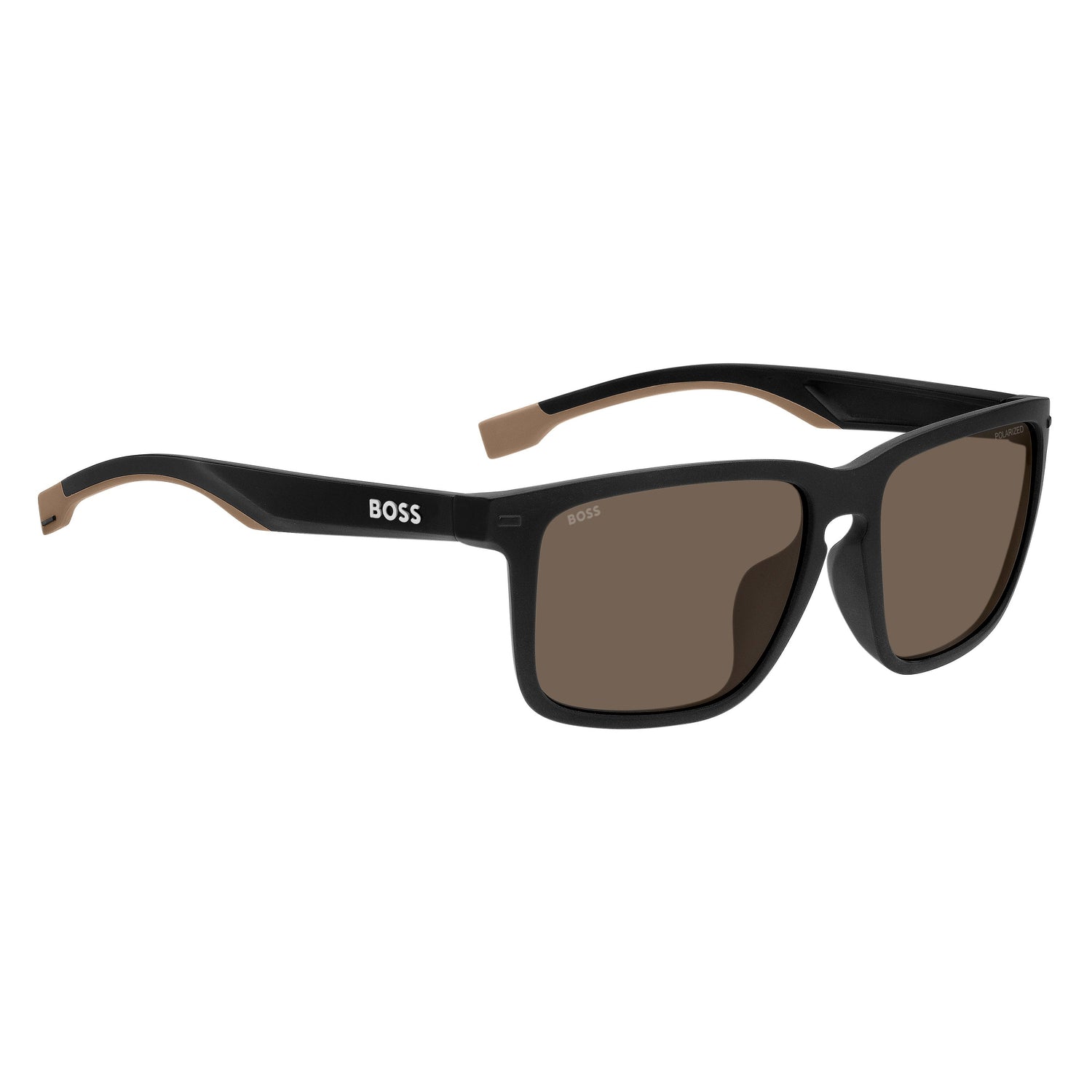 BOSS 1542/F/S MATTE BLACK BEIGE