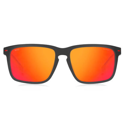 BOSS 1542/F/S MATTE GREY RED