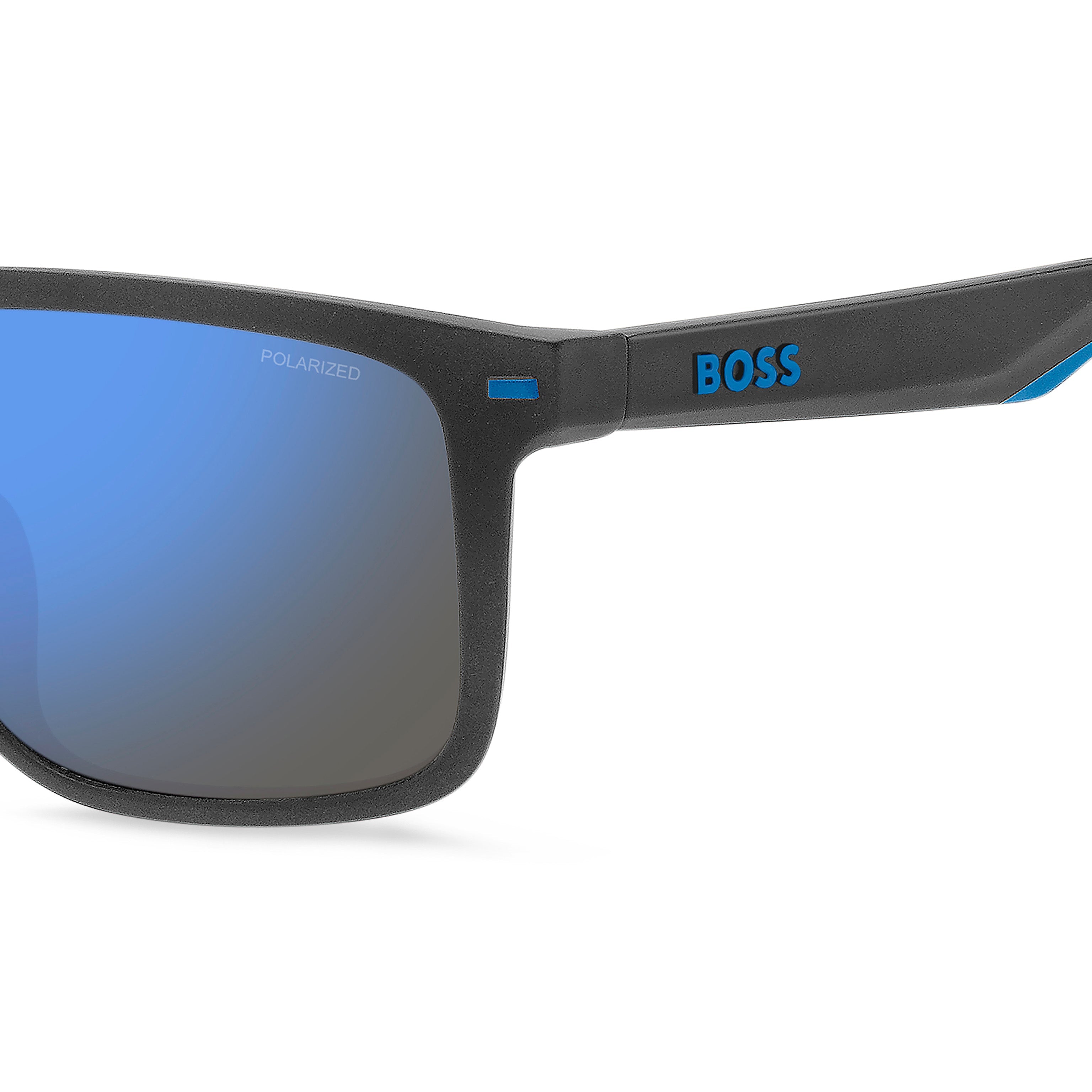 BOSS 1542/F/S MATTE GREY BLUE